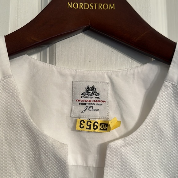 Thomas Mason X J.Crew Sleeveless white 100% cotton - Picture 2 of 8